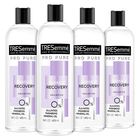 Amazon Com Tresemm Pro Pure Shampoo For Damaged Hair Damage Recovery