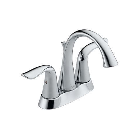 The tough materials, such as brass, stainless steel along with the high build quality of laundry room faucets ensure a consistent flow of water and easy adjustability. Delta Lahara Centerset (4-inch) 2-Handle Mid Arc Bathroom ...