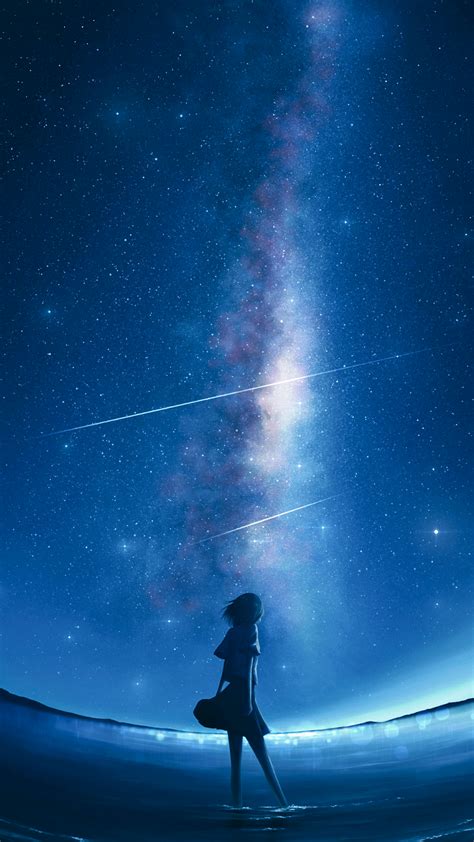 Anime Iphone Starry Night Wallpaper If you're in search of the best anime scenery wallpapers, you've come to the right place.