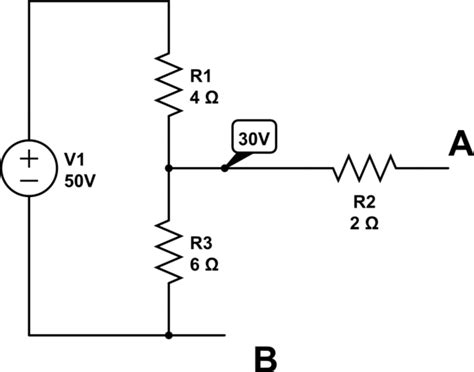 Electrical Calculating The Thévenin Voltage Vt And Thévenin