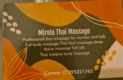 Thai Massage From Home And To Your Place ☺️ In Oldham Manchester