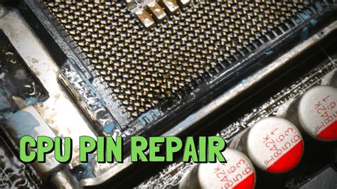 I Damaged A Cpu Socket Pin While Bending D But Now It Works After