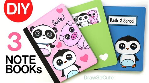 Diy Notebook Cover Designs For Back To School Super Easy
