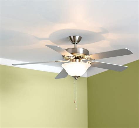 The table normally will be centered. 3-Light 5-Blade Ceiling Fan | Ceiling fan, Dining room ...