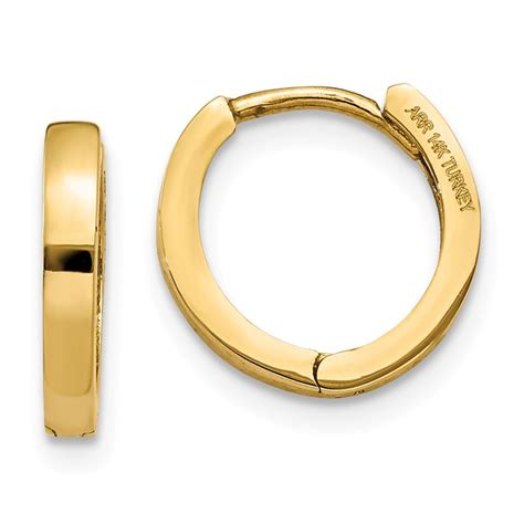 Buy 14k Gold Hinged Hoop Earrings Apmex