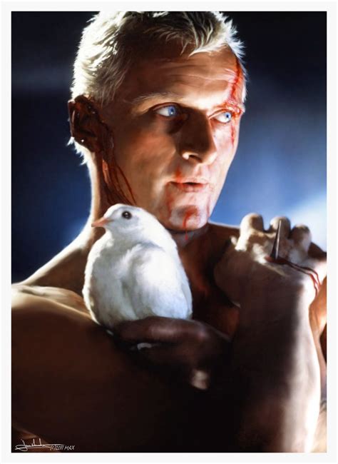 Blade Runner Rutger Hauer Tears In The Rain That Face And Those Eyes Бегущий по лезкию