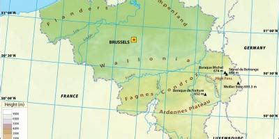 Cartina puglia fisica e politica rating: Mappa fisica del Belgio - Belgio - Mappa topografica del ...