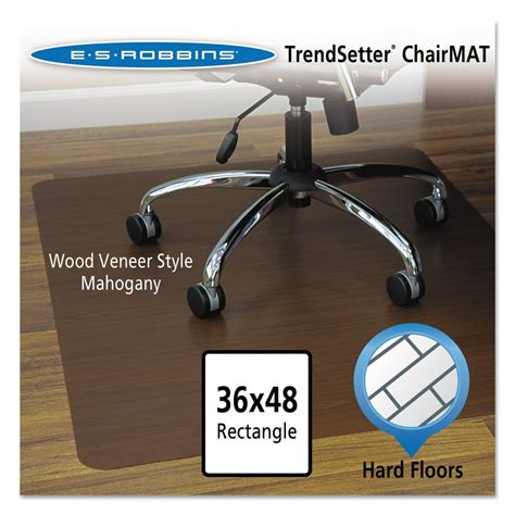 Es Robbins Trendsetter 36 X 48 Chair Mat For Hard Floor Rectangular