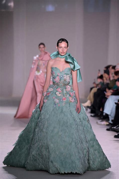 Paris Fashion Week Elie Saab Spring 2023 Couture Collection Tom