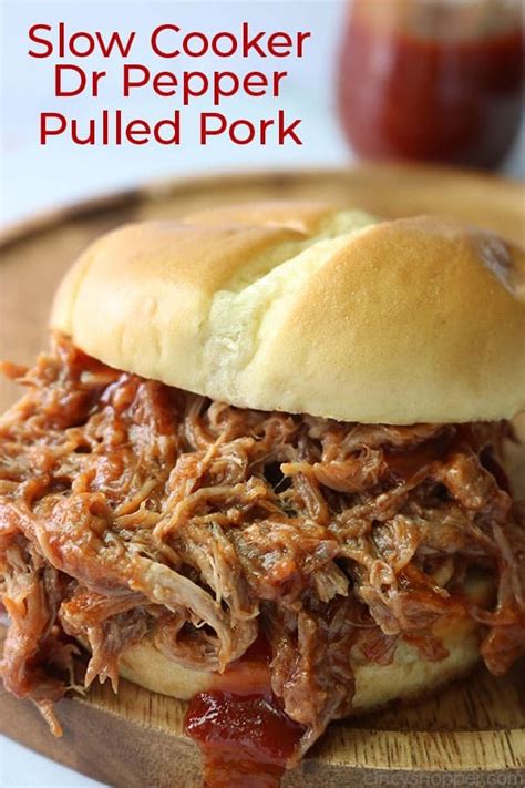 Dr Pepper Slow Cooker Pulled Pork Is So Easy To Make With Just A Few