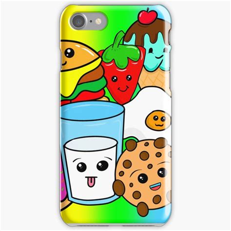 Cute Kawaii Food Iphone Case And Cover By Haze Crafts Redbubble