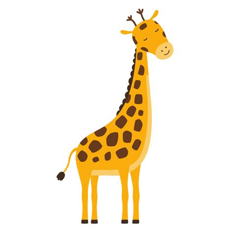 Free Cute Cartoon Giraffe Illustration 23353948 Png With Transparent