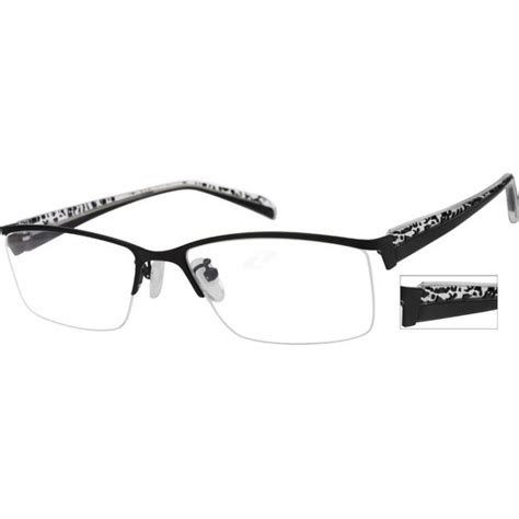 Black Rectangle Glasses 919221 Zenni Optical Eyeglasses Glasses