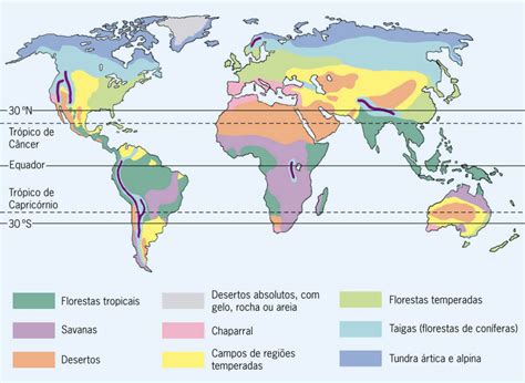 Biomas Do Mundo Mapa