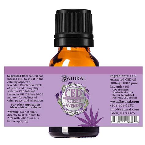 Cbd Infused Lavender Oil