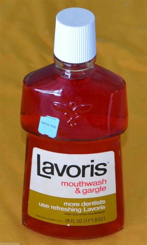 Sadly, it is not quite as simple as that. Lavoris Mouthwash (Vicks, now Evergreen Brands - 1970s ...