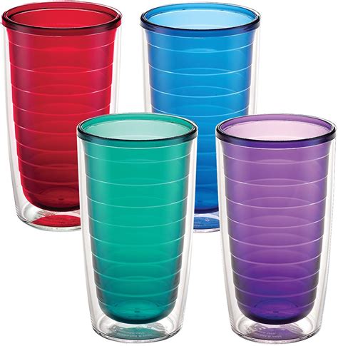 Best Insulated Plastic Drinking Glasses Dishwasher Safe Double Wall