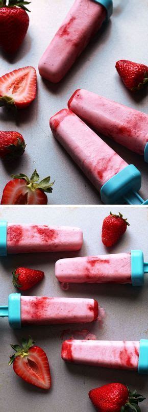 Coconut Strawberry Swirl Pops These Naturally Sweetened Popsicles Are