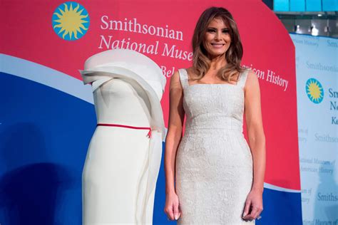 Melania Trumps Inaugural Gown Enters Smithsonians First Ladies