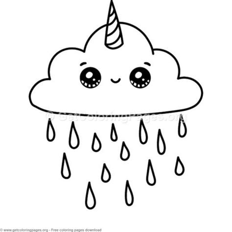 Best Coloring Books: Kawaii Doughnut Unicorn Coloring Pages
