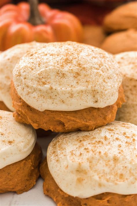 Pumpkin Spice Cookies With Cinnamon Cream Cheese Frosting Pharmakon Dergi