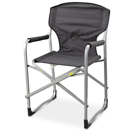 Mac sports folding director's chair with side table and cooler. Mac Sports® Aluminum Folding Director's Chair - 156339 ...