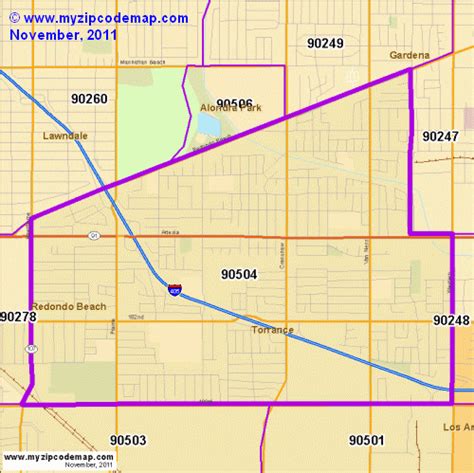 Zip Code Map Of 90504 Demographic Profile Residential