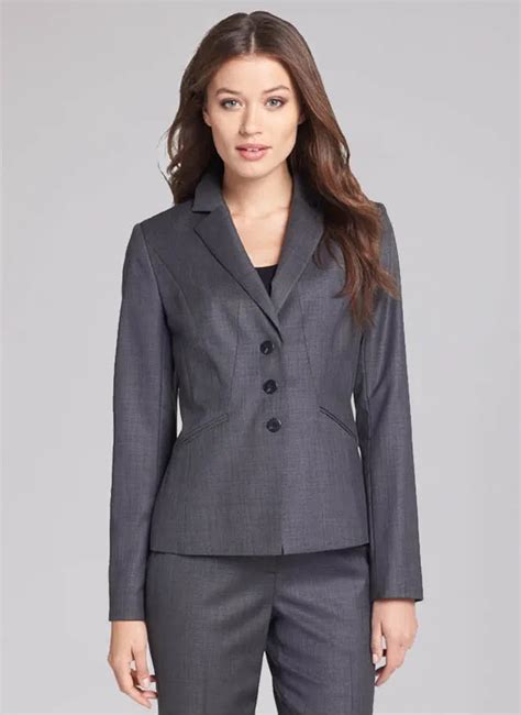 Grey Womens Dress Suit