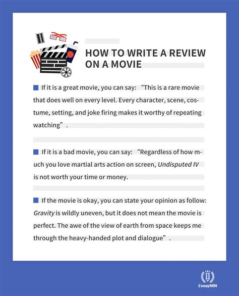 How To Write A Movie Review The Complete Guide Essaymin