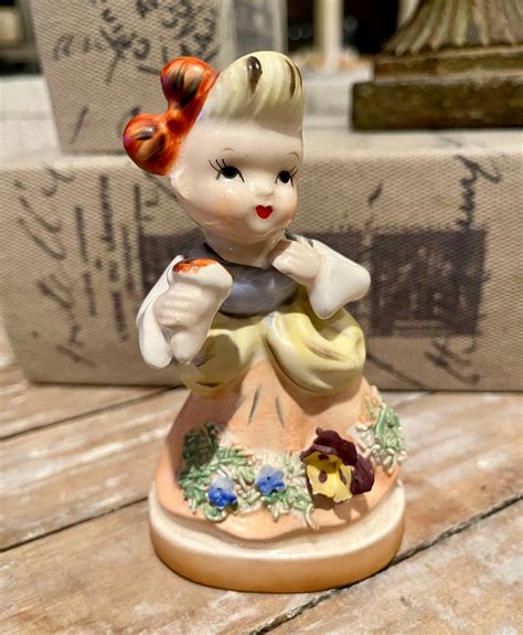 Vintage Grantcrest Girl Figurine With Ice Cream Cone Etsy