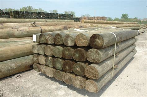Round Faced Fence Posts - American Timber and Steel