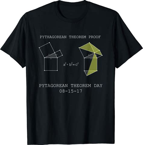 Pythagorean Theorem Proof T Shirt August 15 2017 Shirt