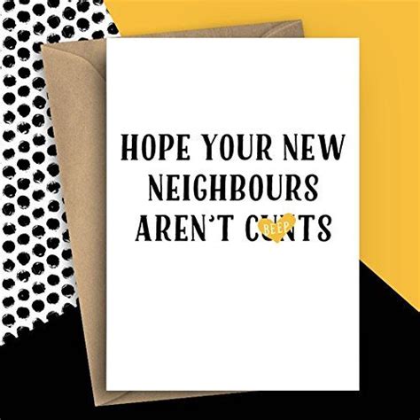 Funny Housewarming Card By Tia Russell Designs Rude New Home Card