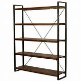 Pictures of Industrial Wood Wall Shelves