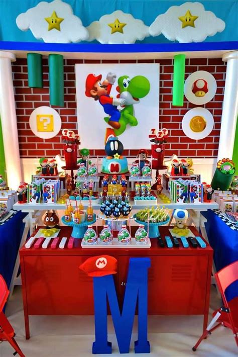 Fiesta Super Mario Bros Dale Detalles Mario Birthday Party Super