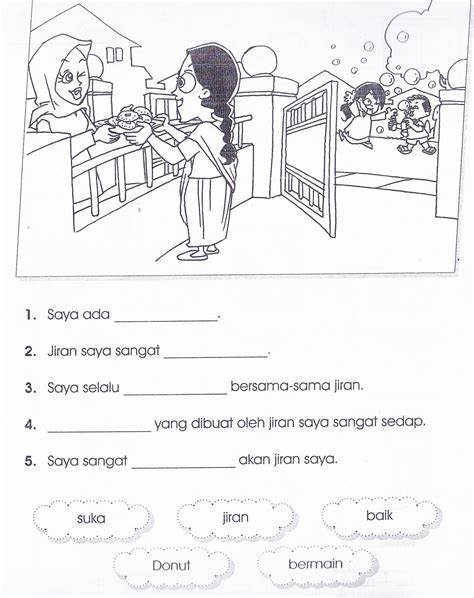 Kssr Bahasa Malaysia Tahun Latihan Pengukuhan Isi Tempat Kosong My