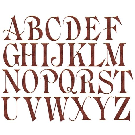 Old English Alphabet Printable Letter