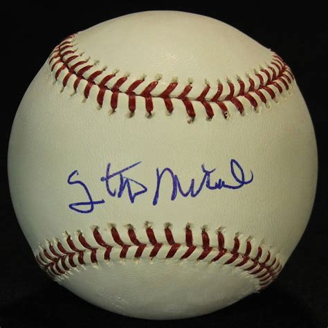 Stan Musial Signed Oml Baseball Psa Coa Pristine Auction