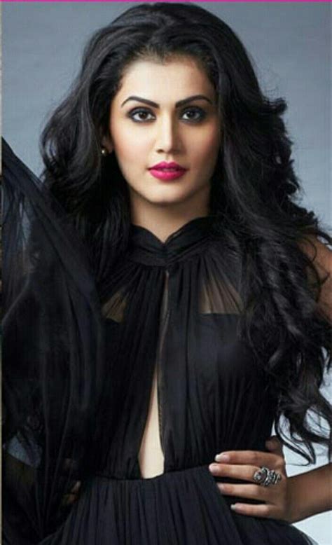 Taapsee Pannu® Black Only Taapsee Pannu ® In 2019 Most Beautiful Indian Actress Beautiful