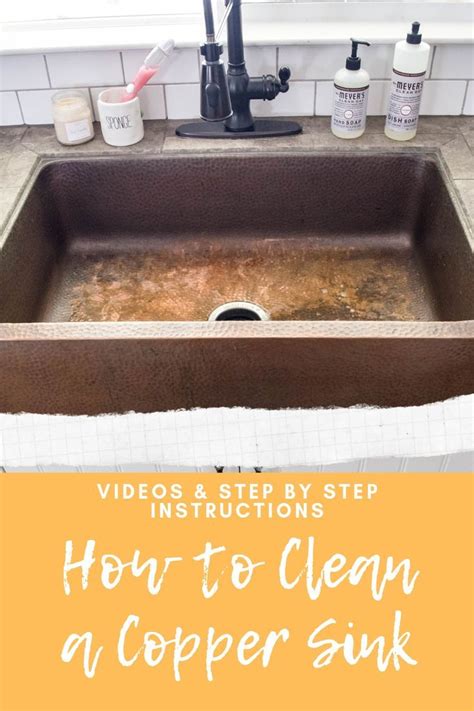 How to get stainless steel to shine again. How to Clean a Copper Farmhouse Sink | Copper farmhouse ...