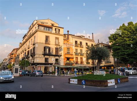 Piazza Tasso Central Place And Square Sorrento Italy Stock Photo Alamy