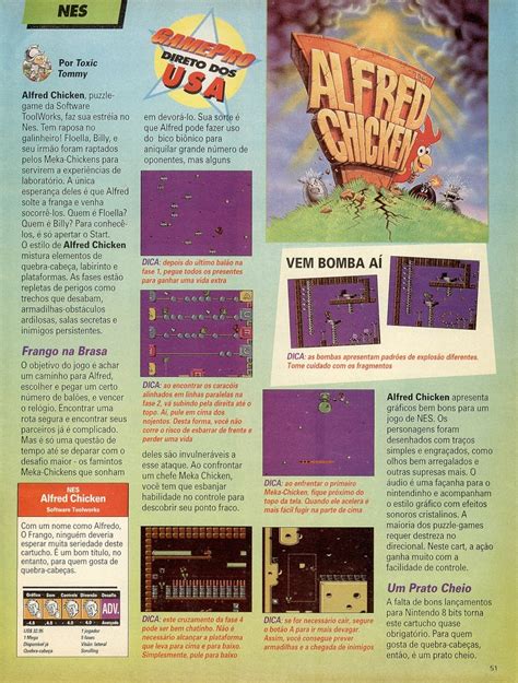Alfred Chicken of Nintendo Entertainment System in Super GamePower nº 2