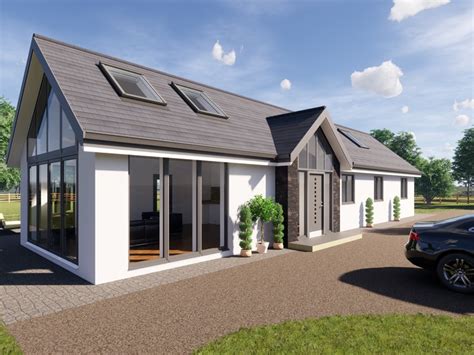 Single storey house design where the home has two bedrooms. Three Bedroom Bungalow Plans - The Longworth ...