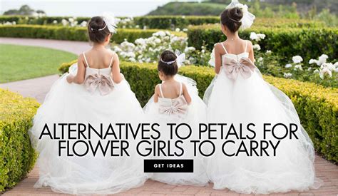 Alternatives To Petals For Flower Girls To Carry Down The Aisle