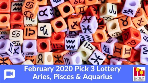 February puts a great focus into all your connections. Pick 3 Lottery Horoscope Rundown February 2020 - Aries ...