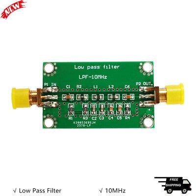Low Pass Filter Lpf Rf Low Pass Filter Mhz Ocxo Dedicated For Rf Ham Radio Ebay