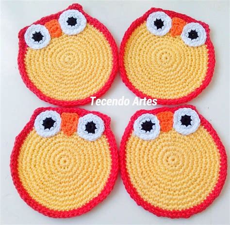 Tecendo Artes Em Crochet Porta Copos De Crochê Modelo De Bebê De