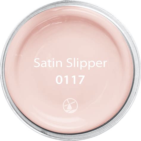 Satin Slipper Nail Polish In Light Pink With The Words Satin Slipper On It