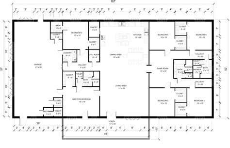 We hope you can use them for inspiration. Six Bedroom House Floor Plans - House Design Ideas