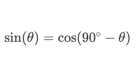 Sine And Cosine Of Complementary Angles Angles That Sum To 90° Article